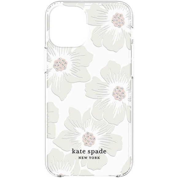 kate spade new york Protective Hardshell Case for iPhone 12 Mini - Hollyhock Flo - Picture 1 of 3